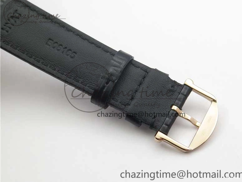 MIROTIME 0809 MoistureWicking Portofino Automatic RG IW356522 FKF 1:1 Best Edition Blue Dial on Black Croco Strap A 7109